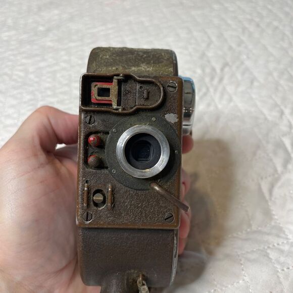 Vintage Bell & Howell Film Double Run Eight Model 134-G Cine Camera w/ Lens Case - Picture 10 of 16